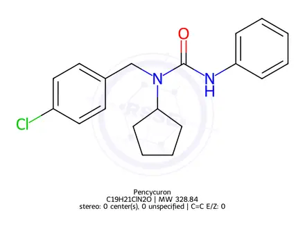 Chemical structure of Pencycuron