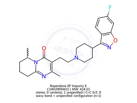 Chemical structure of Risperidone EP Impurity E