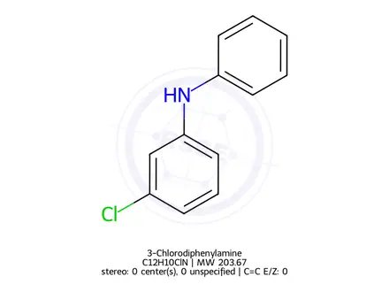 Chemical structure of 3-Chlorodiphenylamine
