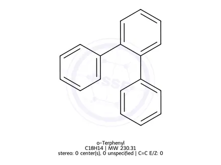 Chemical structure of o-Terphenyl