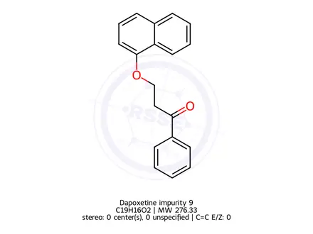 Chemical structure of Dapoxetine impurity 9