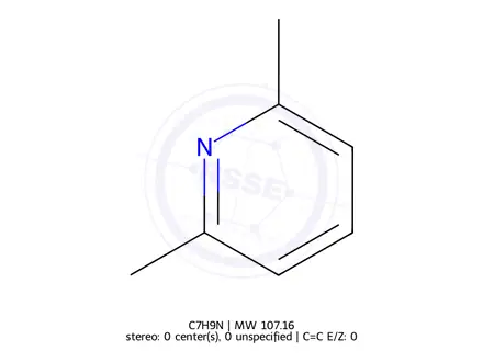 Chemical structure of 2,6-Lutidine (BSC)
