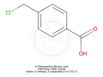Chemical structure of 4-Chloromethyl Benzoic Acid