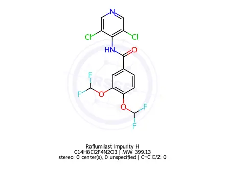 Chemical structure of Roflumilast Impurity H