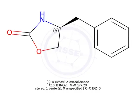 Chemical structure of (S)-4-Benzyl-2-oxazolidinone