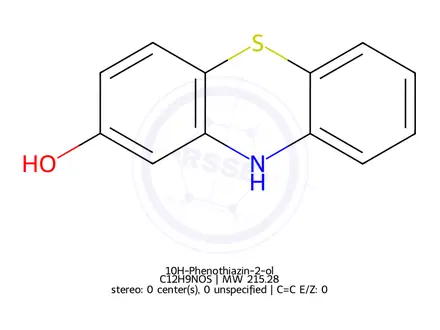 Chemical structure of 10H-Phenothiazin-2-ol