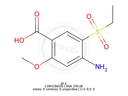 Chemical structure of Amisulpride EP Impurity E
