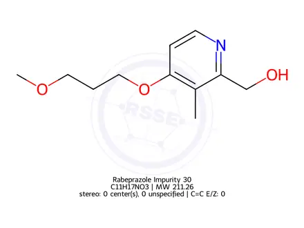 Chemical structure of Rabeprazole Impurity 30