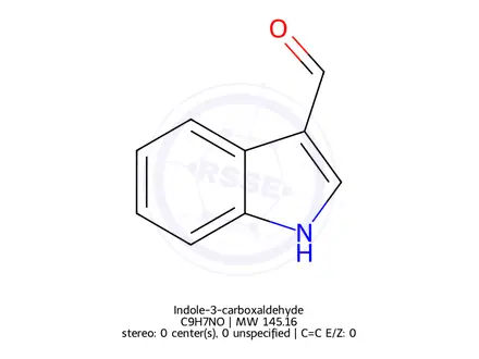Chemical structure of Indole-3-carboxaldehyde