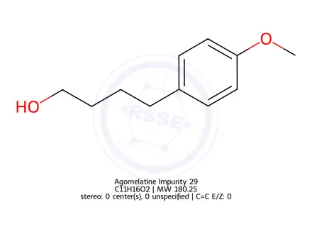 Chemical structure of Agomelatine Impurity 29