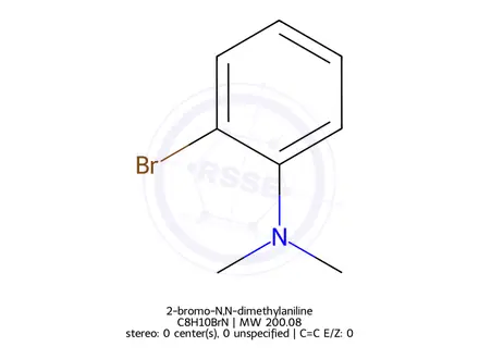 Chemical structure of 2-bromo-N,N-dimethylaniline