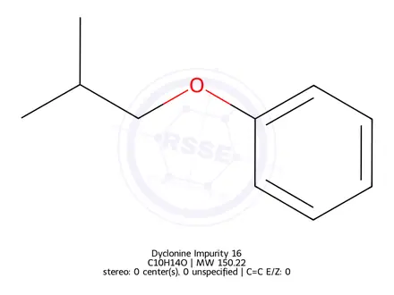 Chemical structure of Dyclonine Impurity 16