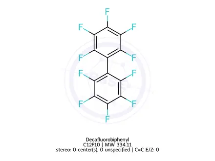 Chemical structure of Decafluorobiphenyl