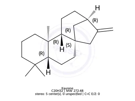 Chemical structure of α-Kaurene