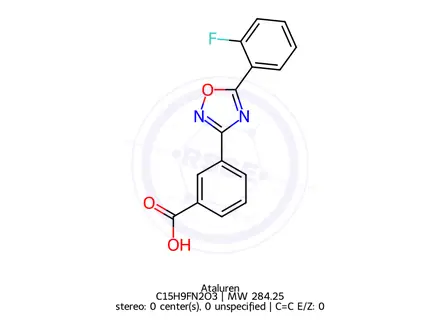 Chemical structure of Ataluren
