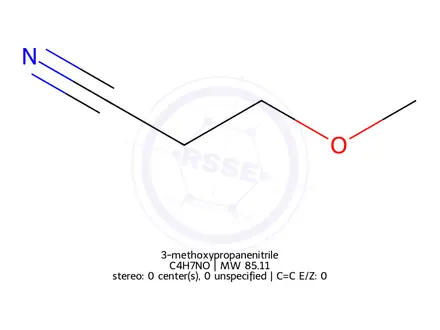 Chemical structure of 3-methoxypropanenitrile