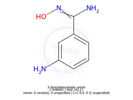 Chemical structure of 3-Aminobenzamide oxime