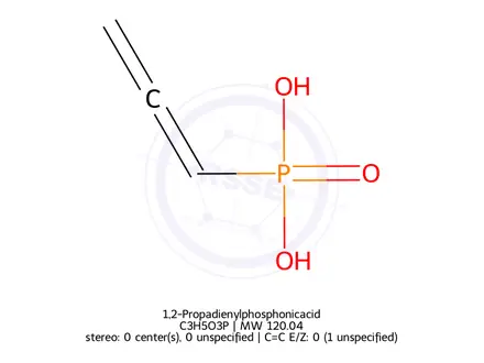Chemical structure of 1,2-Propadienylphosphonicacid