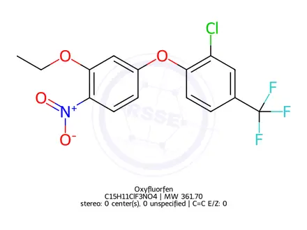 Chemical structure of Oxyfluorfen