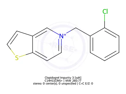 Chemical structure of Clopidogrel Impurity 3
