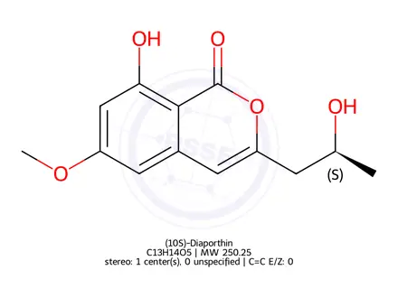 Chemical structure of (10S)-Diaporthin