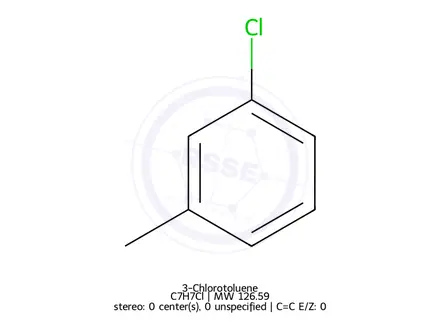Chemical structure of 3-Chlorotoluene