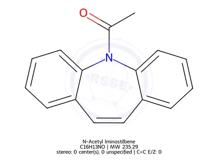 Chemical structure of N-Acetyl Iminostilbene