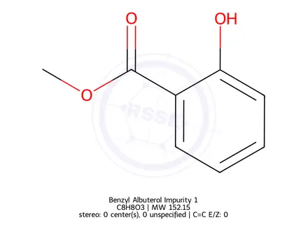 Chemical structure of Benzyl Albuterol Impurity 1
