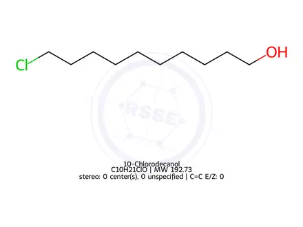 Chemical structure of 1-Decanol,10-chloro