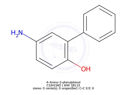 Chemical structure of 4-Amino-2-phenylphenol