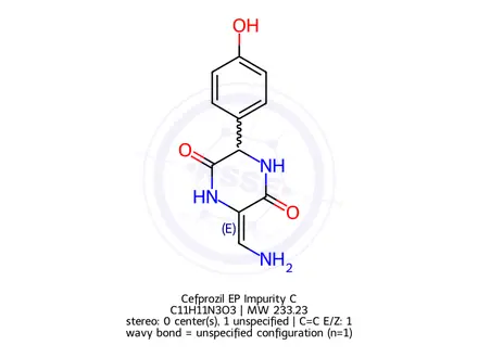 Chemical structure of Cefadroxil Impurity E