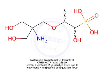 Chemical structure of Fosfomycin Trometamol EP Impurity B