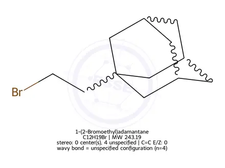 Chemical structure of 1-(2-Bromoethyl)adamantane
