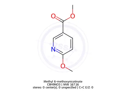 Chemical structure of Methyl 6-methoxynicotinate