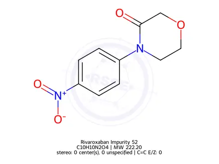 Chemical structure of Rivaroxaban Impurity 52