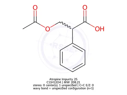 Chemical structure of Atropine Impurity 25