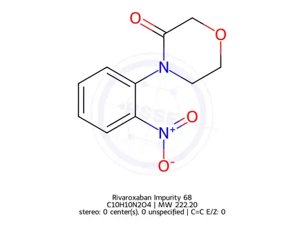 Chemical structure of Rivaroxaban Impurity 68