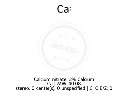 Chemical structure of Calcium ICP Standard