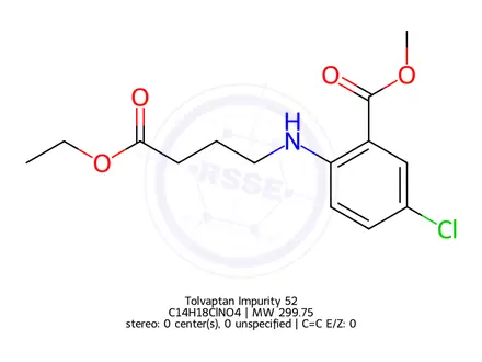 Chemical structure of Tolvaptan Impurity 52