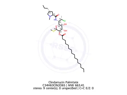 Chemical structure of Clindamycin Palmitate
