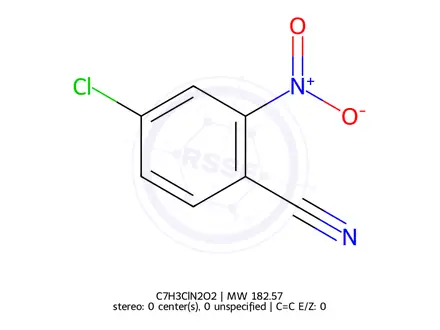 Chemical structure of 4-chloro-2-nitrobenzonitrile