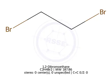 Chemical structure of 1,2-Dibromoethane