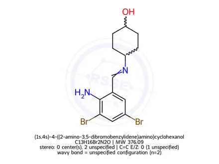 Chemical structure of Ambroxol EP Impurity C