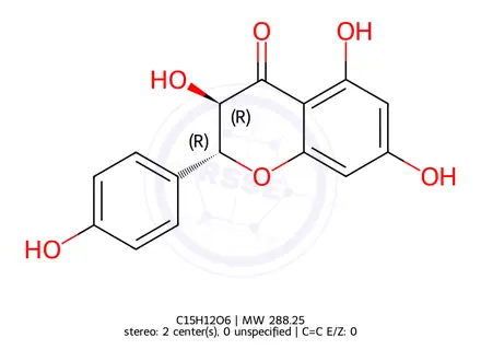 Chemical structure of DIHYDROKAEMPFEROL