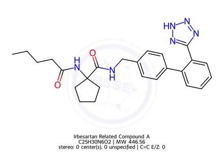 Chemical structure of Irbesartan Related Compound A