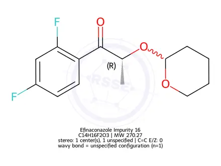 Chemical structure of Efinaconazole Impurity 35(Mixture of Diastereomers)