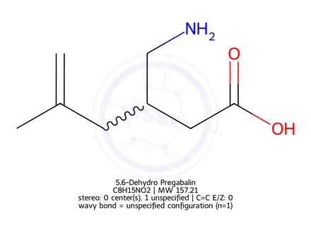 Chemical structure of 5,6-Dehydro Pregabalin