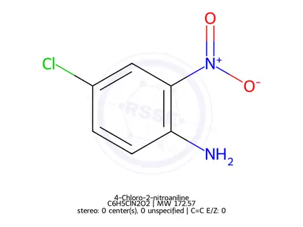 Chemical structure of 4-Chloro-2-nitroaniline