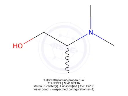 Chemical structure of 2-(Dimethylamino)propan-1-ol