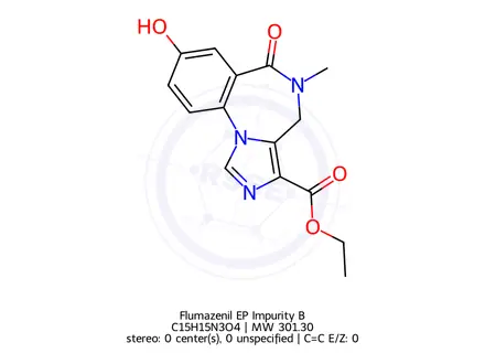 Chemical structure of Flumazenil EP Impurity B